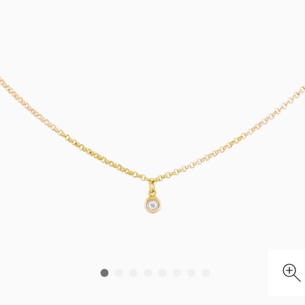 Mejuri White sapphire choker NIB/NWOT